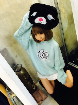 「UNIF（ユニフ）のアイテム」を使った、AIVERさん（レディース・162cm）の秋コーディネート