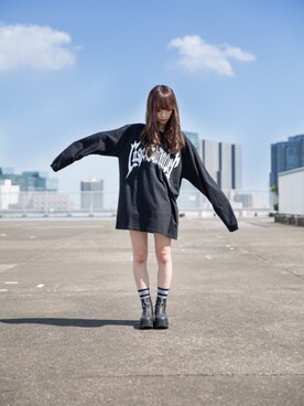 「CASPER JOHN AIVER（キャスパージョンアイバー）のアイテム」を使った、AIVERさん（レディース・159cm）の秋コーディネート