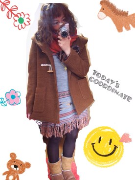 seri_chanさん(レディース・158cm)の冬コーディネート