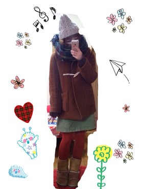 seri_chanさん（レディース・158cm）の冬コーディネート