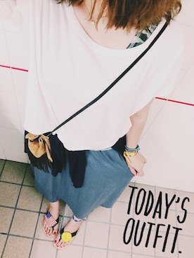 seri_chanさん（レディース・158cm）の夏コーディネート