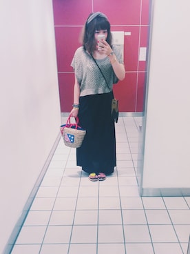 seri_chanさん（レディース・158cm）の夏コーディネート