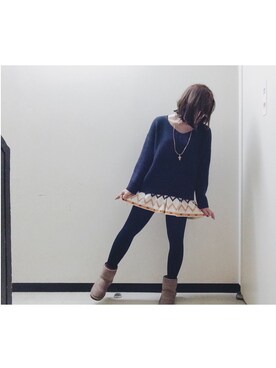 seri_chanさん（レディース・158cm）の冬コーディネート