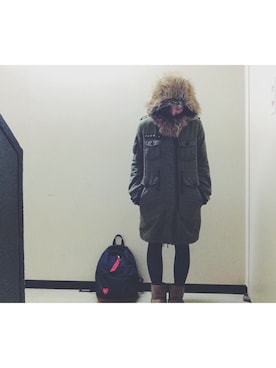 seri_chanさん（レディース・158cm）の冬コーディネート