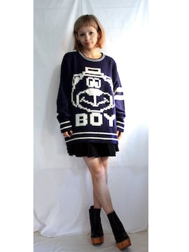 「banal chic bizarre」｜「アイテム（ニット/セーター）」を使った、AI_NAKAGAWAさん（レディース・153cm）の秋コーディネート