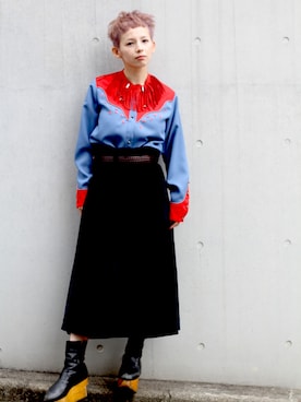 「アイテム（トップス）」を使った、AI_NAKAGAWAさん（レディース・153cm）の夏コーディネート