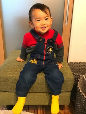 keimayuさん（キッズ・80cm）の冬コーディネート