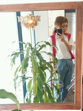 「ローポニーテール」｜くみこさん（レディース・150cm）の春コーディネート