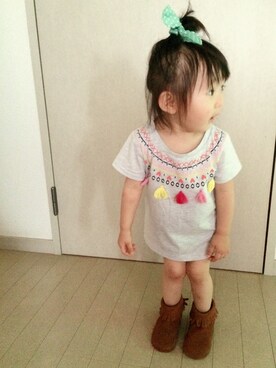 はるねこさん（キッズ・80cm）の夏コーディネート