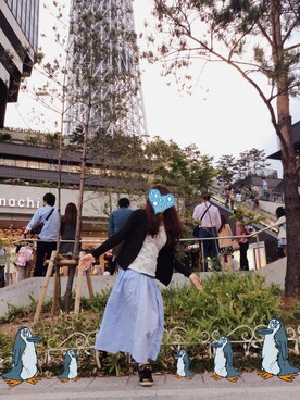 ぱーさん（レディース・165cm）の春コーディネート