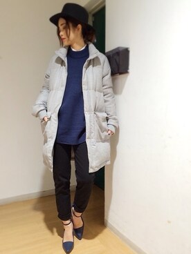 Kuwabara Maiさん（レディース・160cm）の冬コーディネート