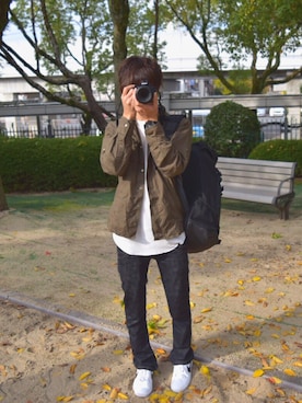 はやみーさん（メンズ・160cm）の秋コーディネート
