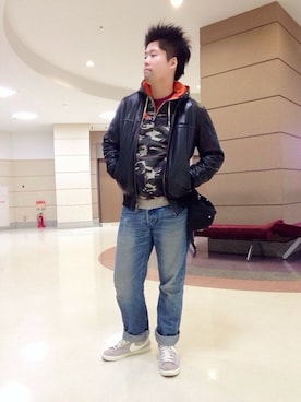 HONDAさん（メンズ・171cm）の春コーディネート