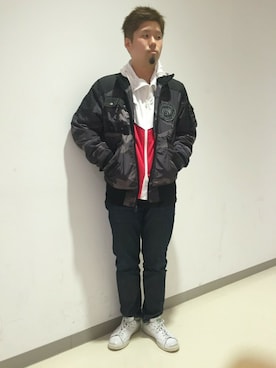 HONDAさん（メンズ・171cm）の冬コーディネート