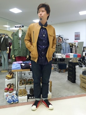 HONDAさん（メンズ・171cm）の春コーディネート