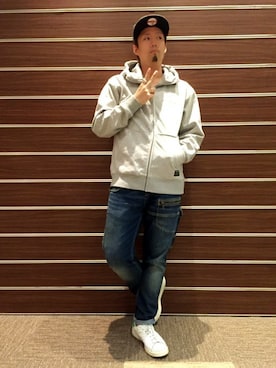 「TYPE BLUE（タイプブルー）のアイテム」を使った、HONDAさん（メンズ・171cm）の秋コーディネート