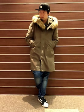 「TYPE BLUE（タイプブルー）のアイテム」を使った、HONDAさん（メンズ・171cm）の秋コーディネート