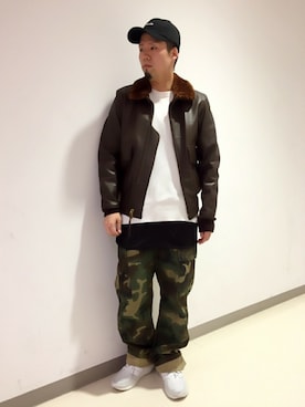 HONDAさん（メンズ・171cm）の冬コーディネート