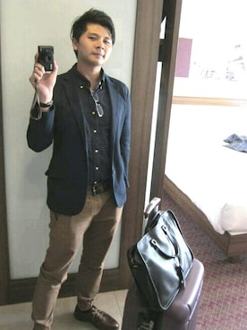「business casual」｜「アイテム（ジャケット/アウター）」を使った、Jjさん（メンズ・175cm）の夏コーディネート