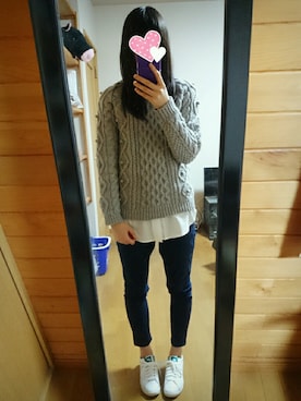 「飲み会」｜Hitomi Aokiさん（レディース・162cm・20代）の秋コーディネート