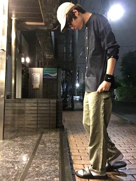 「アイテム（バングル/リストバンド）」を使った、だいすけさん（メンズ・184cm・20代）の春コーディネート