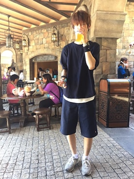 「アイテム（バングル/リストバンド）」を使った、だいすけさん（メンズ・184cm・20代）の春コーディネート