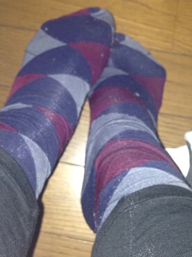 「アイテム（タイツ/ストッキング、ブルー系）」を使った、ゆくたと☪︎♡さん（レディース・156cm）の春コーディネート