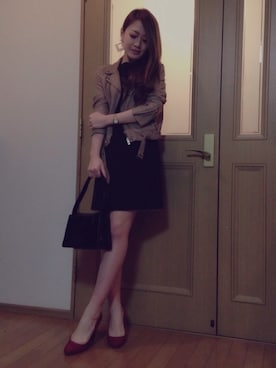 「alexanderwang（アレキサンダーワン）のアイテム（ワンピース/ドレス）」を使った、shihoさん（レディース・160cm）の冬コーディネート