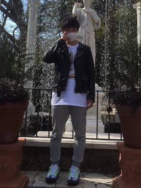 岡野良さん（メンズ・164cm）の春コーディネート