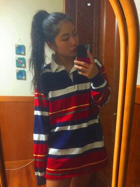 「Polo Ralph Lauren」｜「アイテム（ブーティ）」を使った、LIOさん（レディース・159cm）の秋コーディネート