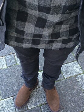 「nonnative（ノンネイティブ）のアイテム（ミリタリージャケット）」を使った、Motoki Toyoizumiさん（メンズ・180cm）の冬コーディネート