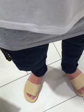 「nonnative（ノンネイティブ）のアイテム（サンダル）」を使った、Motoki Toyoizumiさん（メンズ・180cm）の夏コーディネート