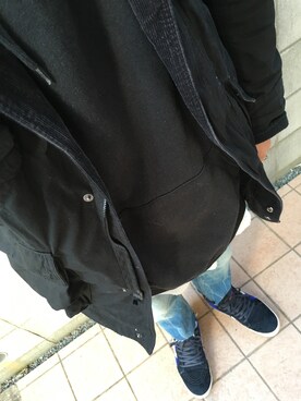 「nonnative（ノンネイティブ）のアイテム（ミリタリージャケット）」を使った、Motoki Toyoizumiさん（メンズ・180cm）の冬コーディネート