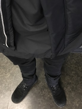 「nonnative（ノンネイティブ）のアイテム（ダウンジャケット/コート）」を使った、Motoki Toyoizumiさん（メンズ・180cm）の冬コーディネート