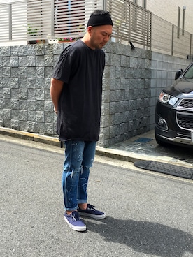 「PIG&ROOSTER」｜Motoki Toyoizumiさん（メンズ・180cm）の春コーディネート