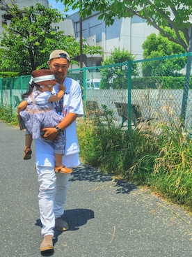 「アイテム（モカシン/デッキシューズ）」を使った、Motoki Toyoizumiさん（メンズ・180cm）の春コーディネート