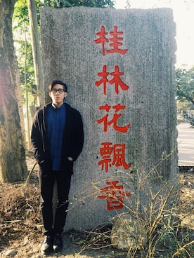 「PROVIDERのアイテム（ジャケット/アウター）」を使った、Corey Bobbyさん（メンズ・172cm）の冬コーディネート
