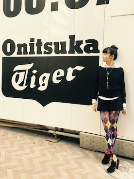 「GAP（ギャップ）のアイテム（パンツ）」を使った、あやなさん（レディース・164cm）の冬コーディネート