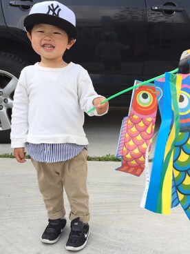 EITA さん（キッズ・90cm）の春コーディネート