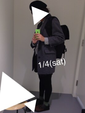 豆大福さん（レディース・166cm）の冬コーディネート
