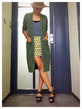 R&E_REZOY本部staffさん（レディース・162cm・30代）の夏コーディネート