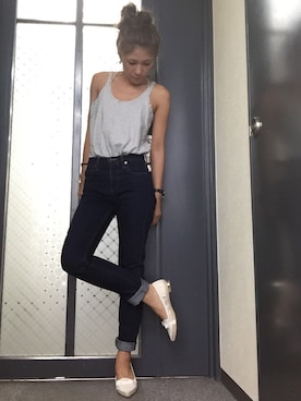 R&E_REZOY本部staffさん（レディース・162cm・30代）の夏コーディネート