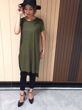 R&E_REZOY本部staffさん(レディース・157cm)の夏コーディネート