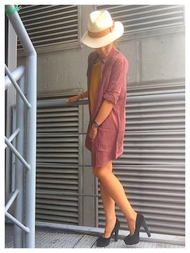 R&E_REZOY本部staffさん（レディース・162cm・30代）の夏コーディネート