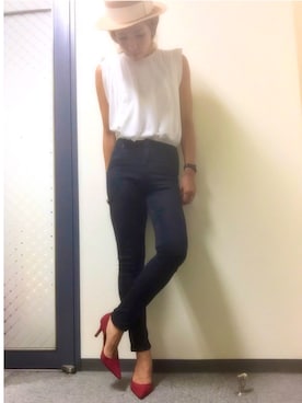 「アイテム（パンプス）」を使った、R&E_REZOY本部staffさん（レディース・162cm・30代）の秋コーディネート