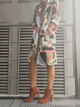 「REZOY（リゾイ）のアイテム」を使った、R&E_REZOY本部staffさん（レディース・162cm）の秋コーディネート