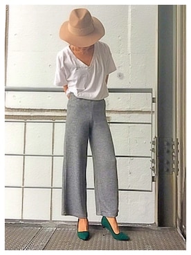 R&E_REZOY本部staffさん（レディース・162cm・30代）の秋コーディネート