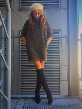 「REZOY（リゾイ）のアイテム」を使った、R&E_REZOY本部staffさん（レディース・162cm）の秋コーディネート