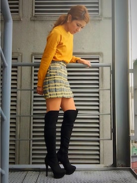 R&E_REZOY本部staffさん（レディース・162cm・30代）の秋コーディネート