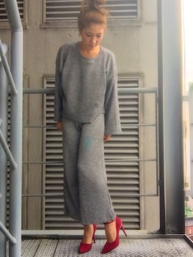 R&E_REZOY本部staffさん（レディース・162cm・30代）の秋コーディネート